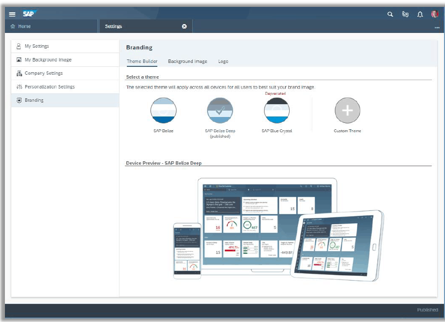 SAP Theme Builder