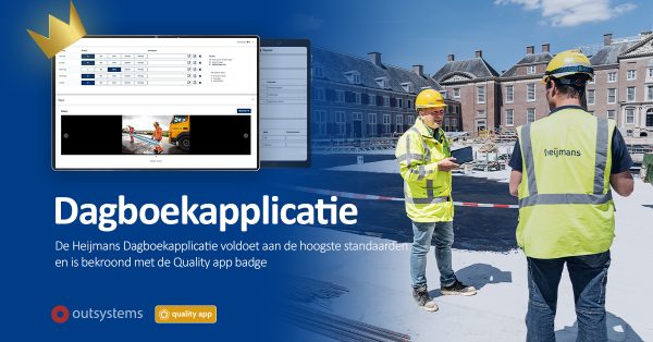 OutSystems Dagboekapplicatie Heijmans SAP ERP quality app