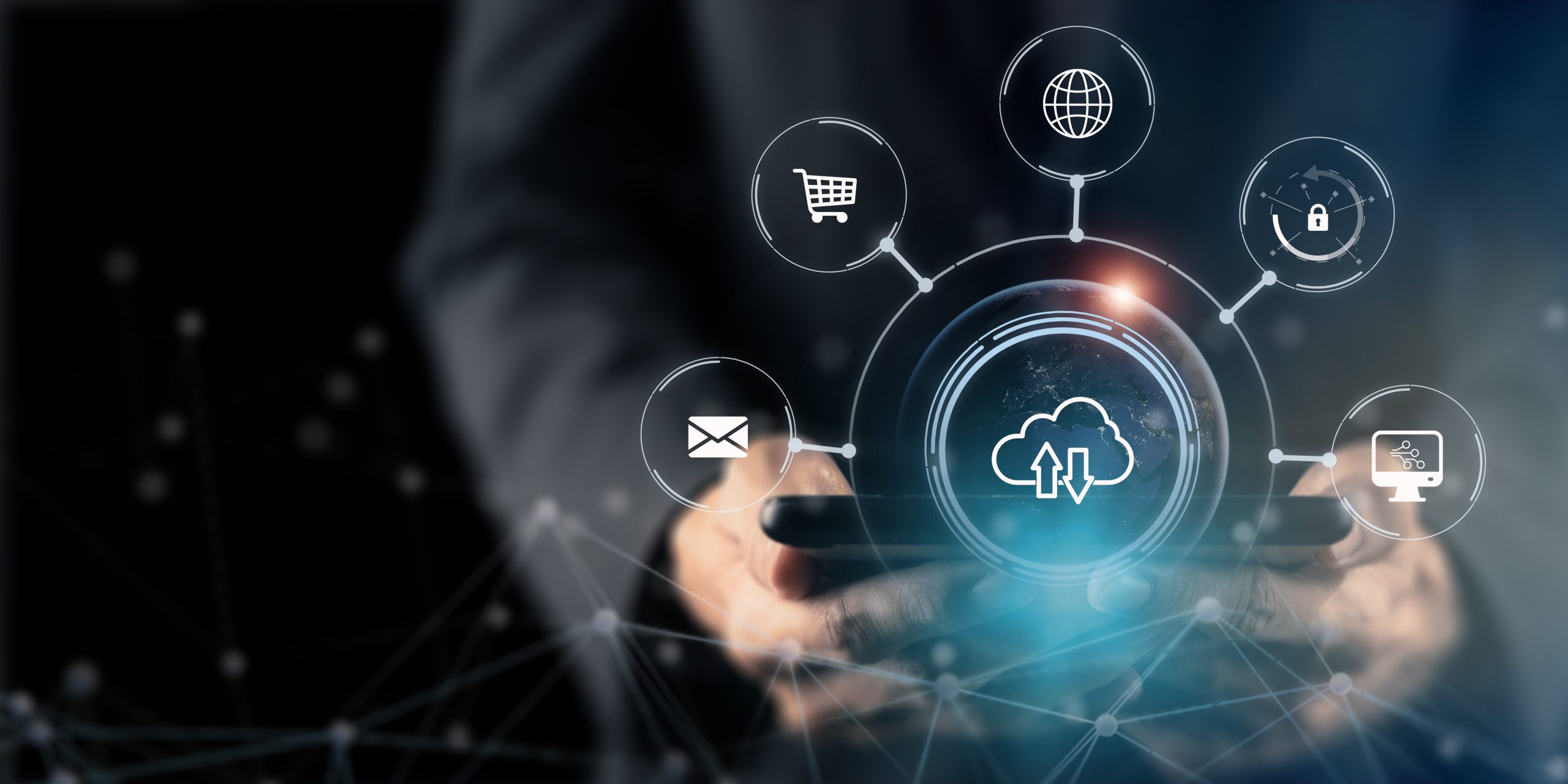 cloud computing digital transformation heavy computing power storage it infrastructure supporting internet things chatbots augmented reality machine learning big data analytics scaled